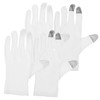 Healeved 8pairs Screen Gloves for Women Thin White Gardening Gloves