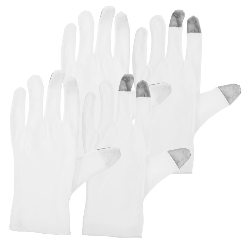 Healeved 8pairs Screen Gloves for Women Thin White Gardening Gloves