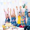 FUSHENMU 48pcs Easter Slap Bracelets Easter Egg Bunny Snap Bracelet