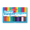 Melissa & Doug Jumbo Triangular Crayons - 10-Pack, Non-Roll, Flip-Top
