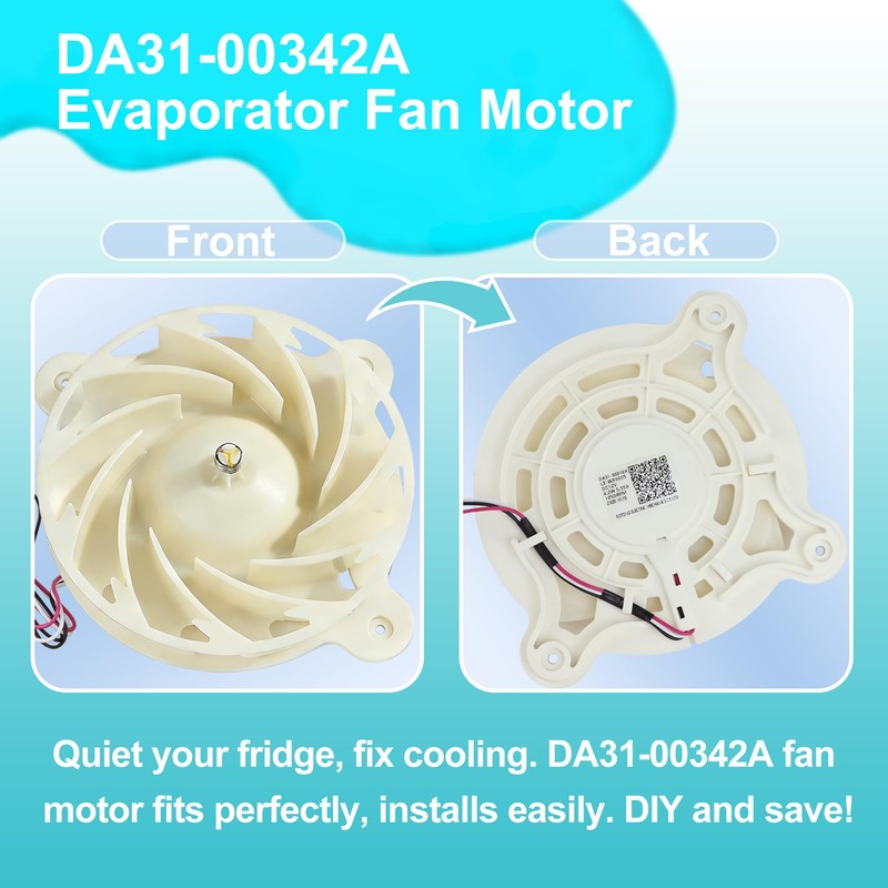 DA31-00342A Refrigerator Evaporator Fan Motor Fit for Sam Sung Refrigerator