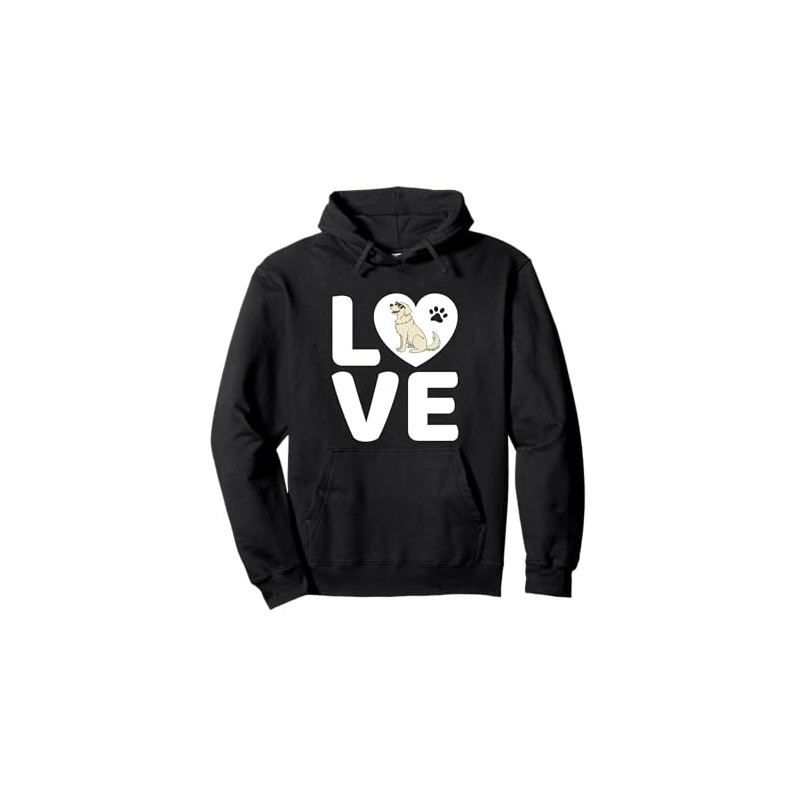 Love Golden Retriever Dog Owner Dad Mom Pullover Hoodie