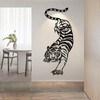 Tiger Metal Wall Art, Hanging Wildlife Wall Decor, Predators Above