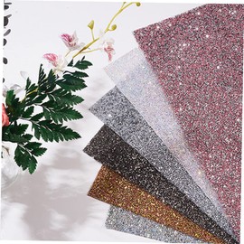 WOONEKY Nail Art Supplies Silver Diamond Nail Cover Mat for Manicure Table Durable Cushion DIY Artists Stunning Rhinestone Decoration and Schools