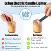 LcFun Candle Lighter Electric USB Rechargeable Plasma Arc Lighter with