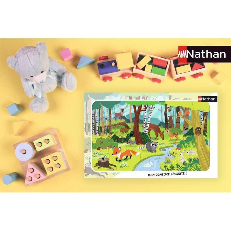 Ravensburger 4005556860111 Puzzle Frame 15 Pieces Forest Animals Children's Puzzle