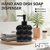 Glass Soap Dispenser with Rust Proof Pump, 12oz Refillable Hand