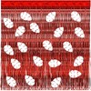 Tingjoo 2 Pcs Cartoon Birthday Party Decorations Red Tinsel Foil