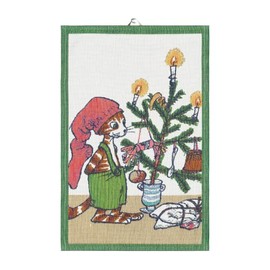 Ekelund Findus Julfest Scandinavian Kitchen Towel