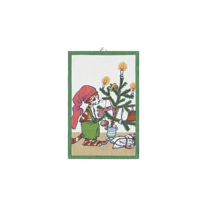 Ekelund Findus Julfest Scandinavian Kitchen Towel