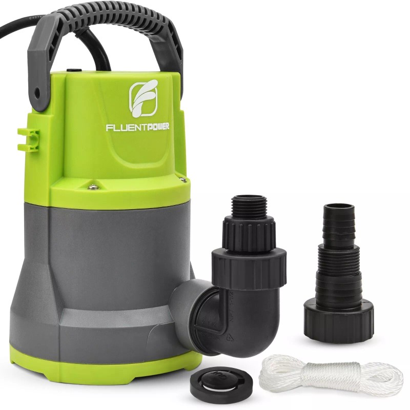 FLUENTPOWER 3/4HP Utility Pump 3500GPH Submersible Sump Pump with Manual