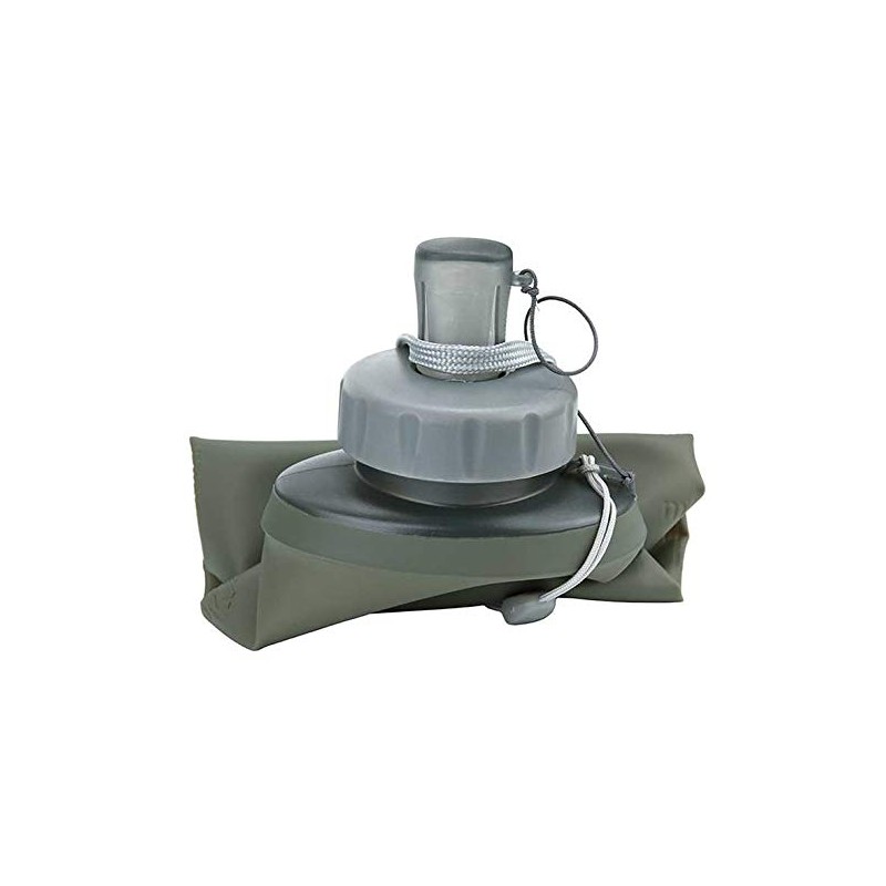 101 INC Foldable Water Bottle 600 ml Olive