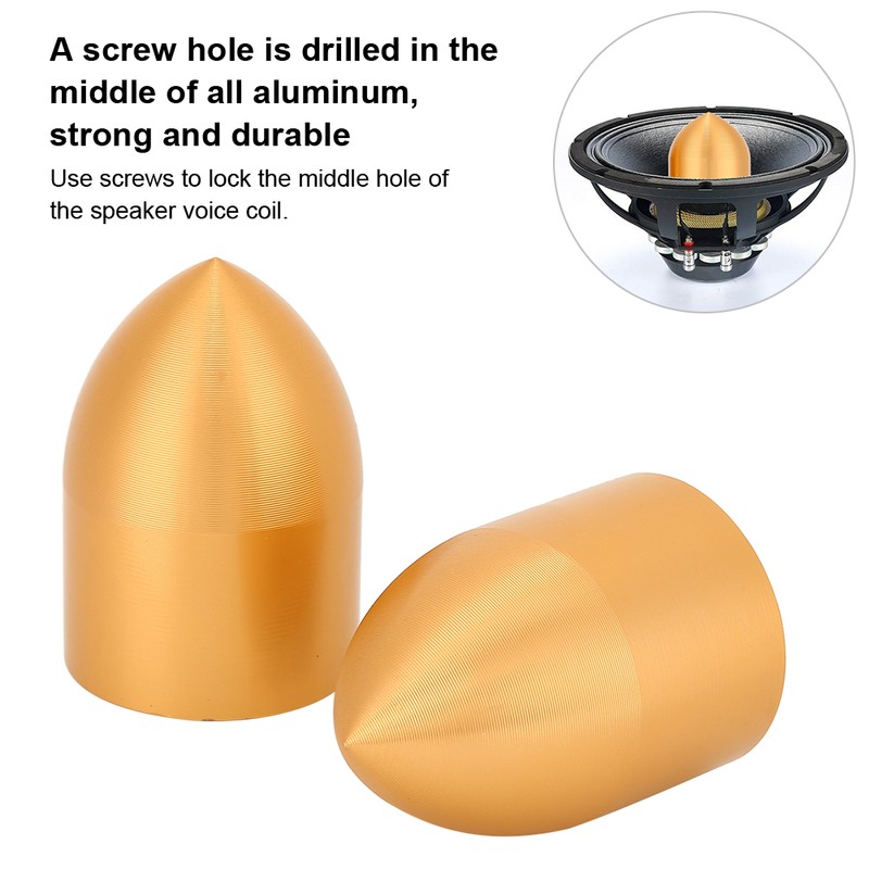 2Pcs 35 Core Low Sound Horn Speaker Pure Aluminium Shot