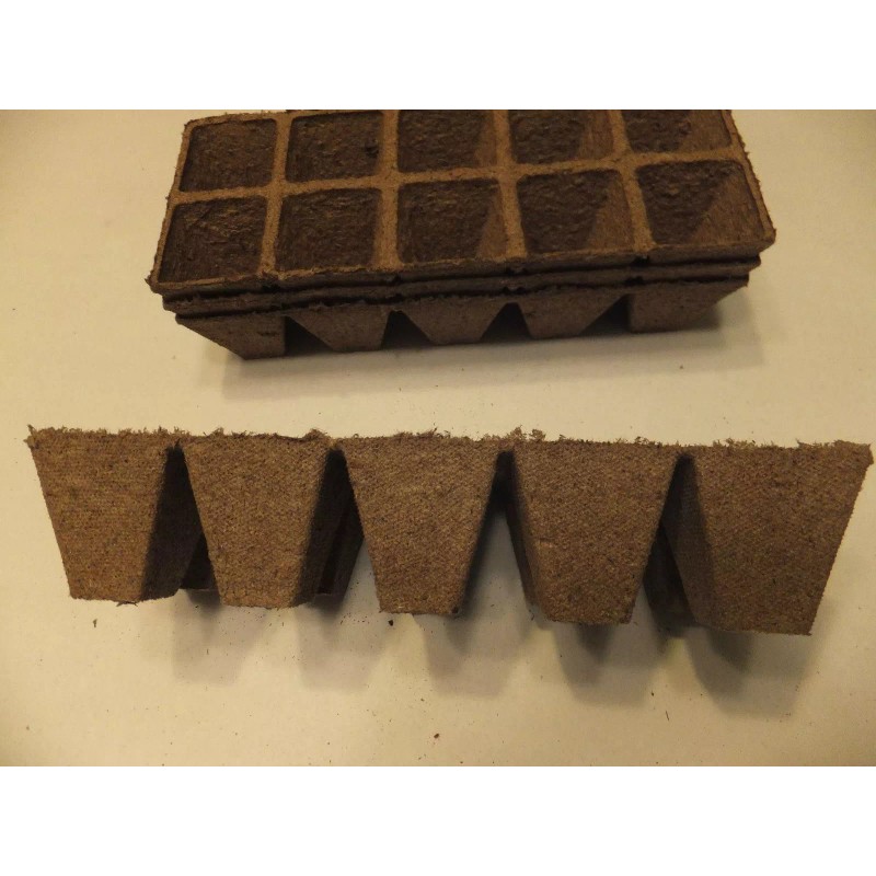 Jiffy 100 Cells Jiffy Strips peat pots -10 cells per