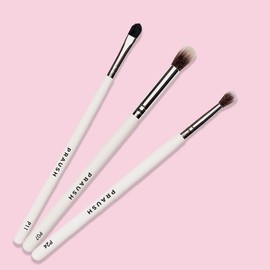 3 Pcs Eyeshadow Application & Blending Pro Makeup Brush Set