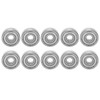 10Pcs Ball Bearings Stainless Steel WearResistant Quiet Skateboard Driver Accessories