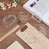 PH PandaHall Pack of 5 Router Templates Oval Inlay Template