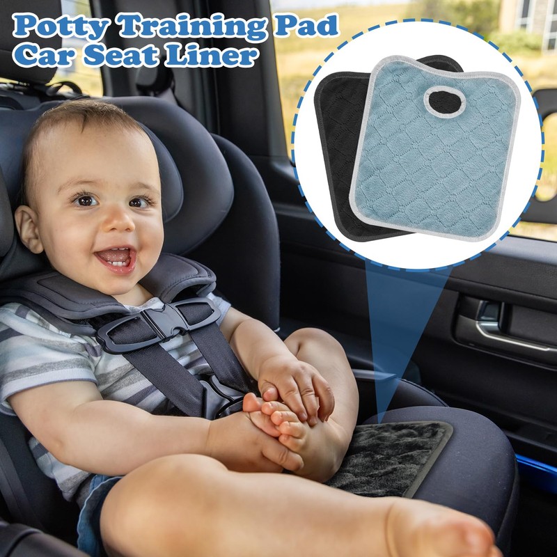 ELNX 2 Pcs Potty Training Car Seat Protector - Suck