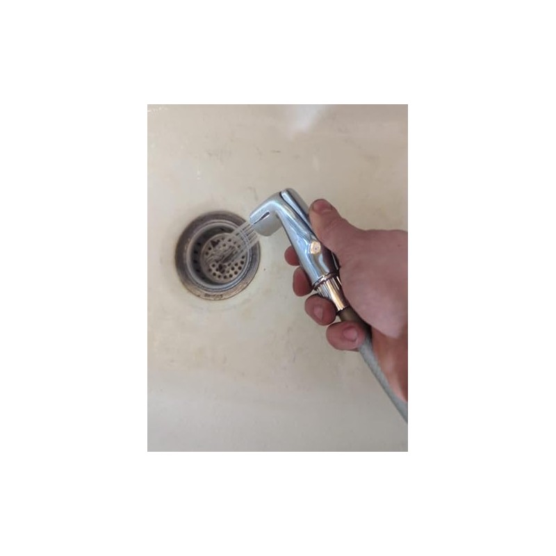 Universal Fit Sink Spray Attachment, Kitchen Side Sprayer Head, Pull