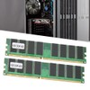 2Pcs Memory Module Desktop Computer Double‑Sided 16‑Grain DDR 1GB 400MHZ