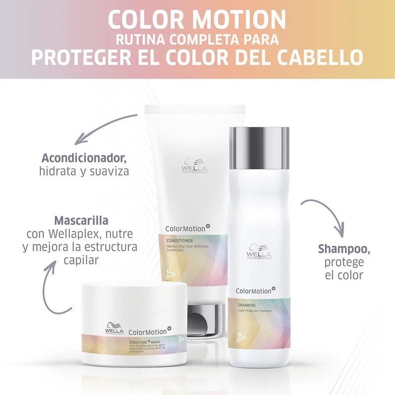 Mascarilla Wella Color Motion 150 Ml Reparación Capilar