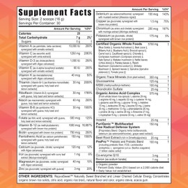 Youngevity Beyond Tangy Tangerine 2.0 Citrus Peach Ultimate Multi-Vitamin & Mineral Complex - Made with Natural & Whole Foods | 8,000 ORAC | 2 Canisters