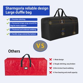 Large Duffle Bag 100L Foldable Storage Bag Check In Bag for Men Travel Camping Moving Large Items Storage and More (100L Black)