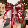 Hanfu Hair Accessories - Chinese Style Red Bows with Tassels