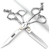 Silver 440c High Hardness Sharp Professional Hairdressing Scissors 6 Inch