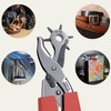 Famex 3519 Revolver Hole Punch Pliers with Handle Support with