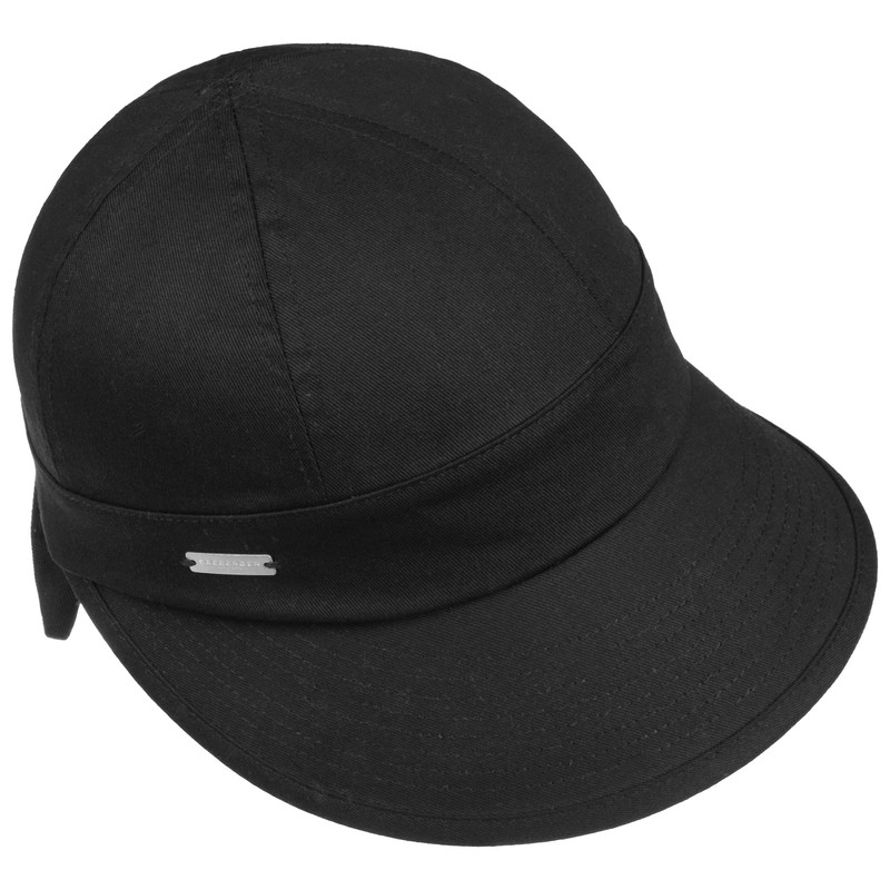Seeberger Leisure Cap - black - black