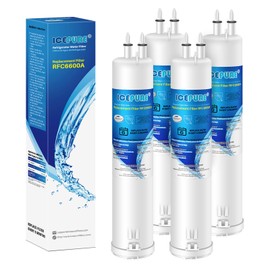 ICEPURE Refrigerator Water Filter Replacement for Everydrop Filter 3, EDR3RXD1, 4396841, 4396710, Kenmore® 46-9083, 46-9030, 9030, 9083, KAD3RXD1, WHR3RXD1, 4PACK