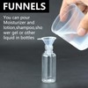 20 Stück 30 ml leere nachfüllbare Reiseflaschen aus transparentem Kunststoff