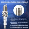 Iridium Platinum Spark Plugs 4 Pack 6994 IZFR6K11 Compatible with