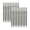 SAINO Trio 20 x 0.7mm Point BLACK Ballpoint Pens Smooth