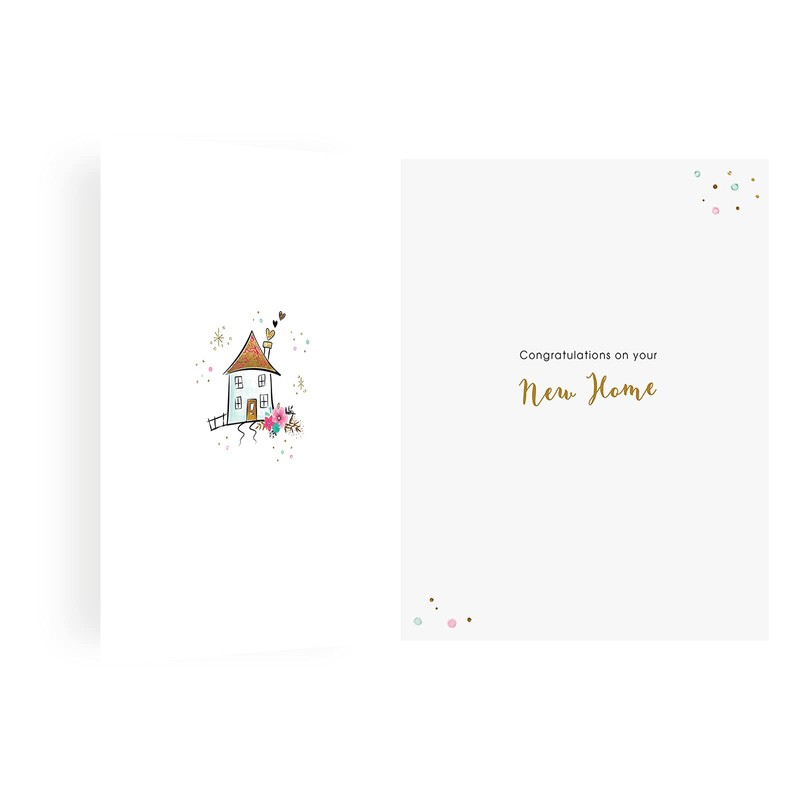 Koko Designs, K70041 Luxury Beautiful Contemporary Happy New Home Card