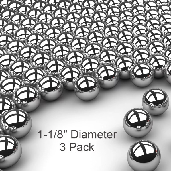 BC Precision Three 1-1/8" Inch G25 Precision Chromium Chrome Steel