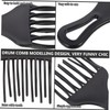 OATIPHO Smooth Edge Hair Combs 2 Pcs Professional Plastic Needle