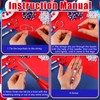 Landical 564 Pcs DIY Bead Keychain Kit Key Chain Making
