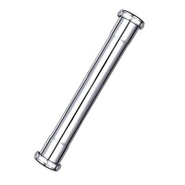 Westbrass D42316-26 1-1/2" x 16" Double Ended Slip-Joint Extension Tube, Polished Chrome