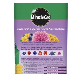 Miracle-Gro Water Soluble Bloom Booster Flower Food, 1.5 lb., For All Plants