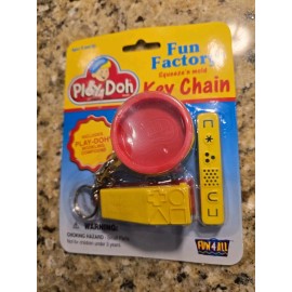 Play-Doh Fun Factory Squeeze 'N Mold Key Chain Fun For All 1998 Hasbro NEW