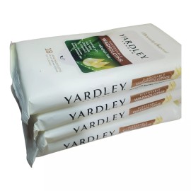 Yardley London Disposable Washcloths (4) 18ct Large  Wipes Aloe Chamomile Vit E