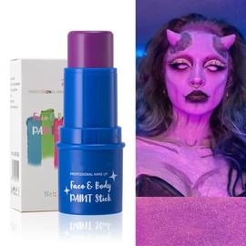 Pintura para Cara Halloween, Pintura Corporal Maquillaje de Halloween SFX Cosplay Clown Halloween Paint Stick Pintacaritas Impermeable A Prueba De... 