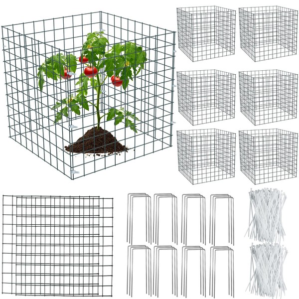 12 Pack 12 x 12 Inches Small Wire Plant Protectors