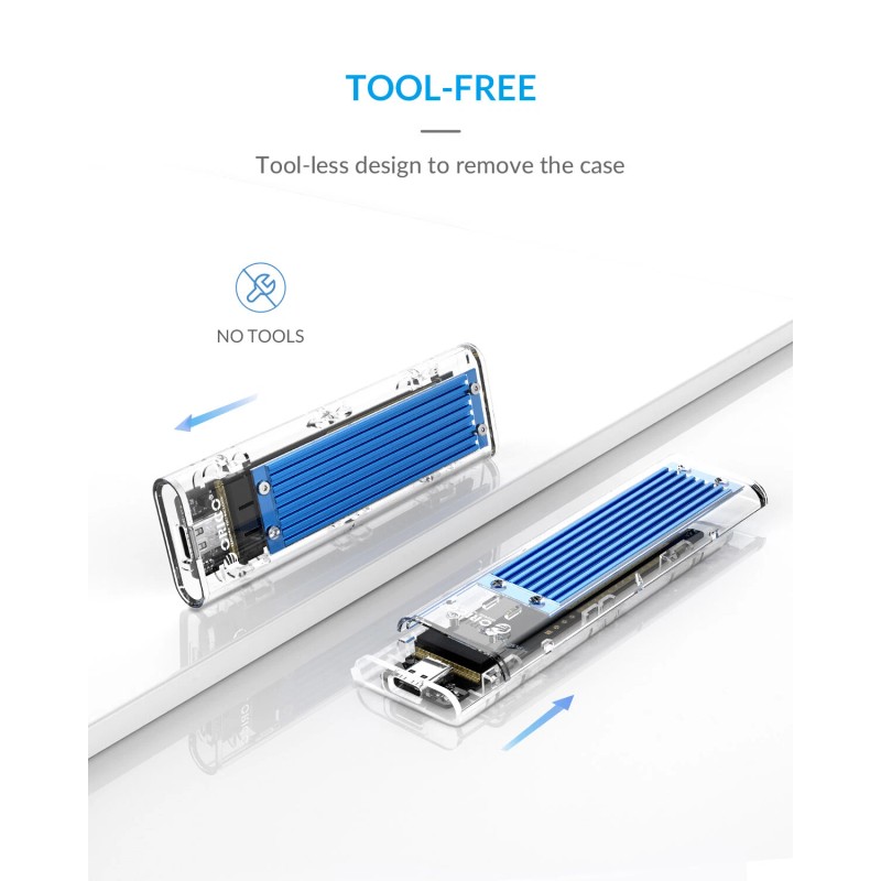 ORICO M.2 NVME SSD Case Solid State Drive Enclosure 10Gbps