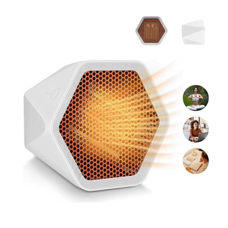 Small Space Heater for Office - Rapid Heating Portable Heater