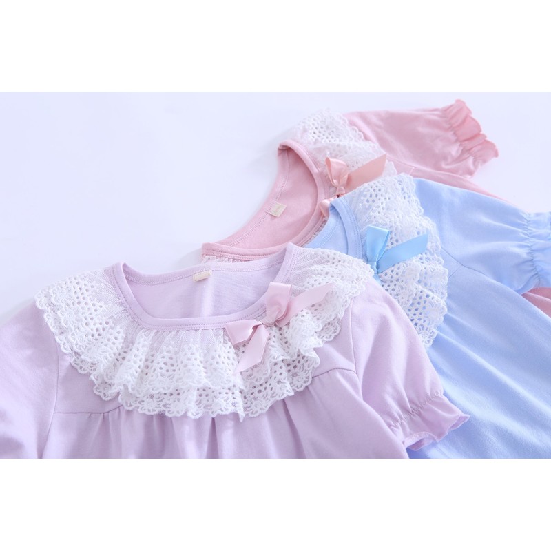ABALACOCO - Camisón de dormir para niñas, vestido de princesa