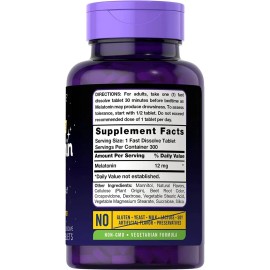 Melatonina 300 Tabletas Berry 12mg Maxima Potencia Eg M36