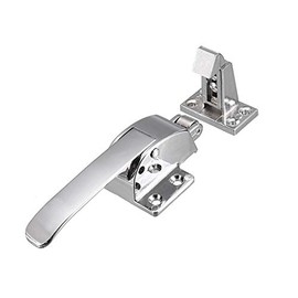 sourcingmap Adjustable Latch Spring Loaded Walk in Freezer Cooler Door Handle Grip